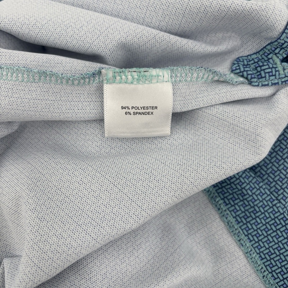 Peter Millar Polo Shirt Summer Comfort Mens XL Graphic Print Golf Performance - Picture 7 of 13